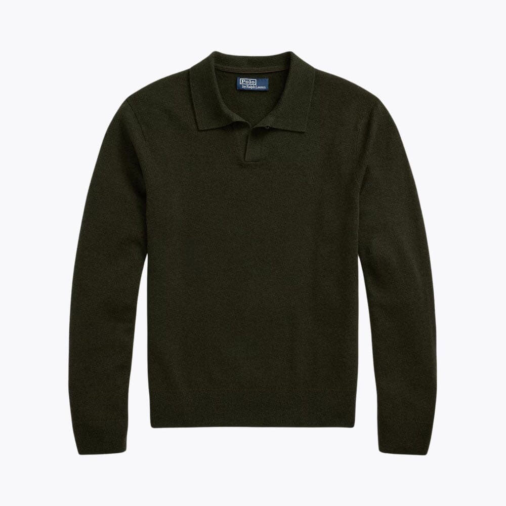 Men’s Regular Fit Wool Collared Sweater