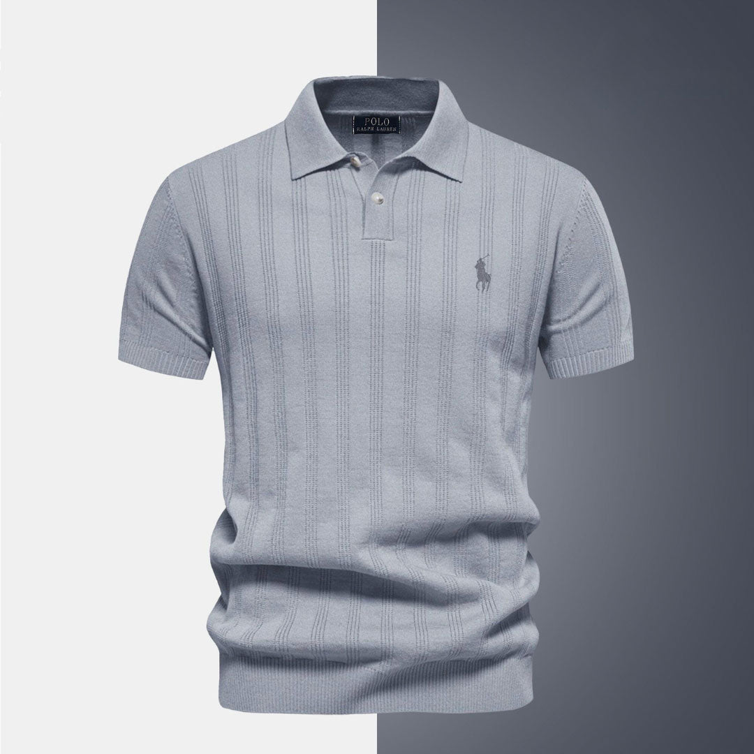 Men’s Textured Knit Short Sleeve Shirt