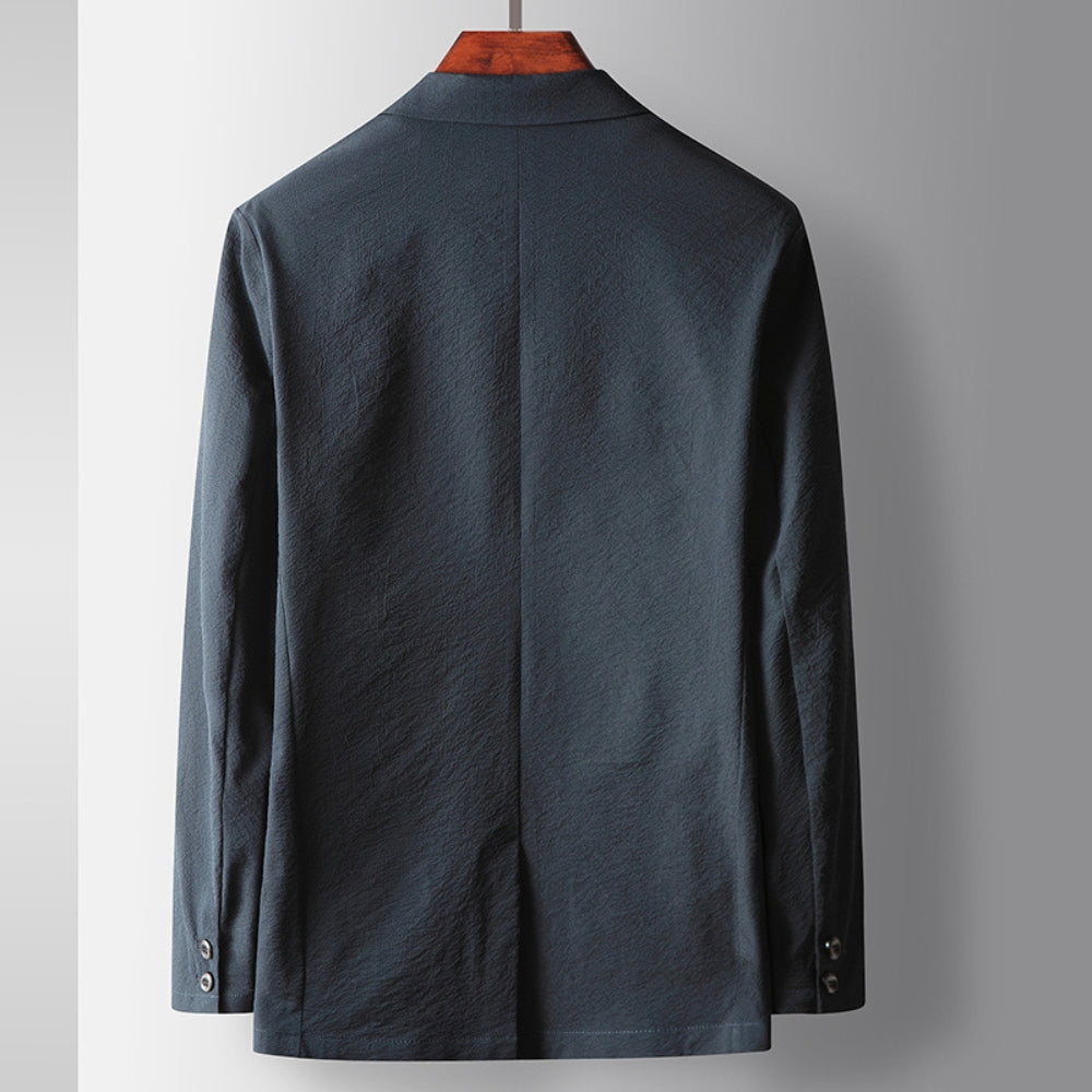 Old Money Wrinkle-Resistant Elastic Business Jacket