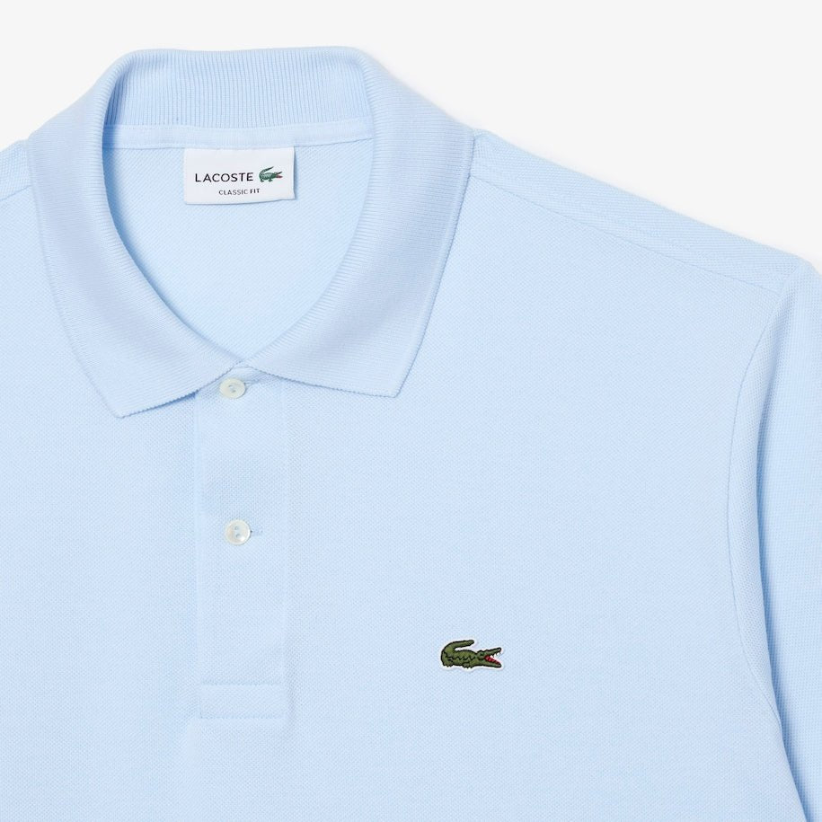 Pique Cotton Polo Shirt blue