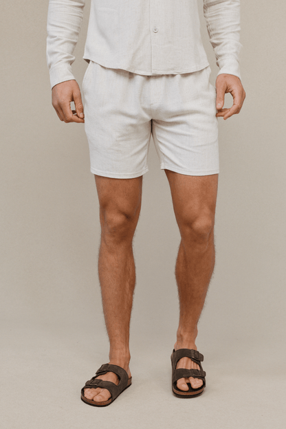 Cami Linen Short - Oatmeal