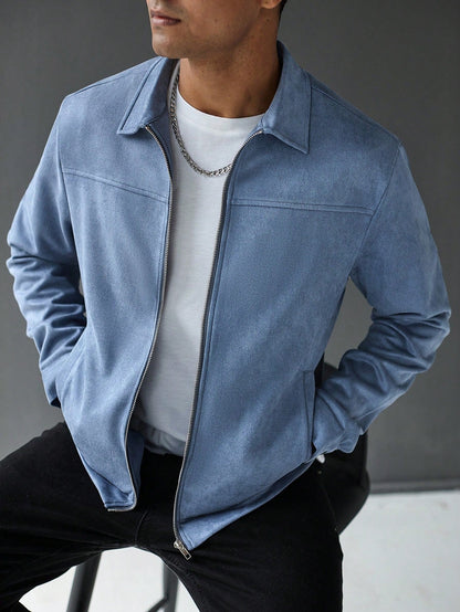Old Money Casual Solid Color Jacket