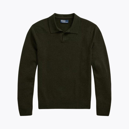 Men’s Regular Fit Wool Collared Sweater