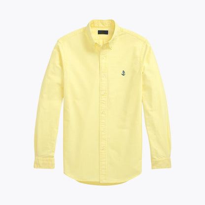 Slim Fit Garment-Dyed Oxford Shirt