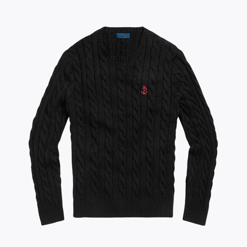 Cable-Knit Cotton Jumper