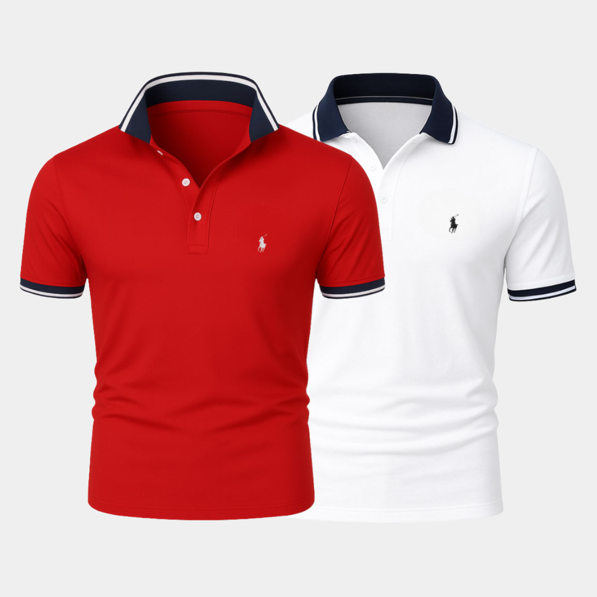 Men’s Slim Fit Cotton-Blend Shirt Duo - Buy 1, Get 1 Free