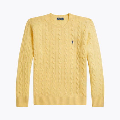 Men’s Wool Cashmere Blend Crewneck Sweater