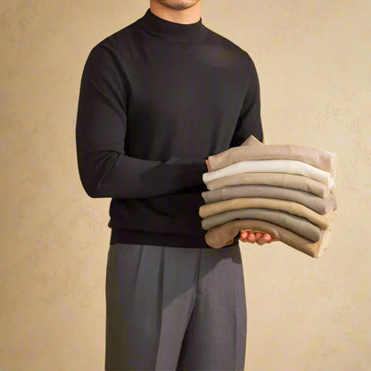 Old Money Cashmere Turtleneck Sweater