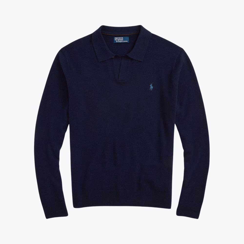 Men’s Regular Fit Wool Collared Sweater