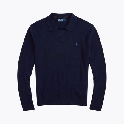Men’s Regular Fit Wool Collared Sweater