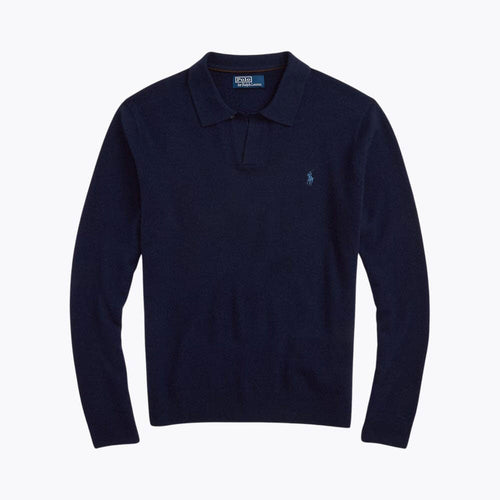Men’s Regular Fit Wool Collared Sweater