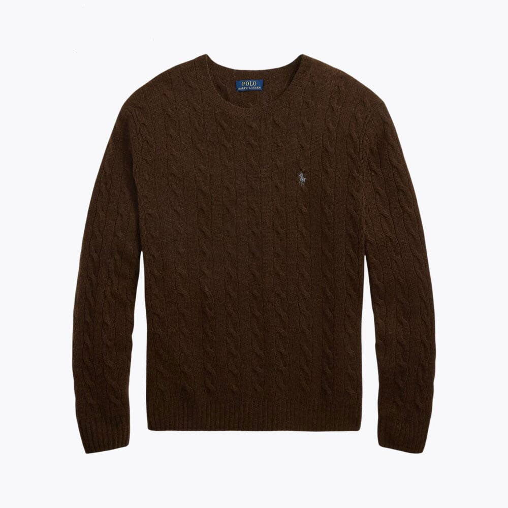 Men’s Wool Cashmere Blend Crewneck Sweater