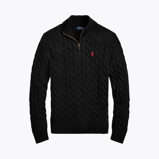 Men’s Heavyweight Quarter-Zip Knit Sweater