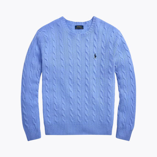 Men’s Wool Cashmere Blend Crewneck Sweater