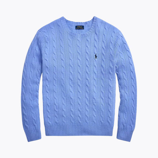 Men’s Wool Cashmere Blend Crewneck Sweater