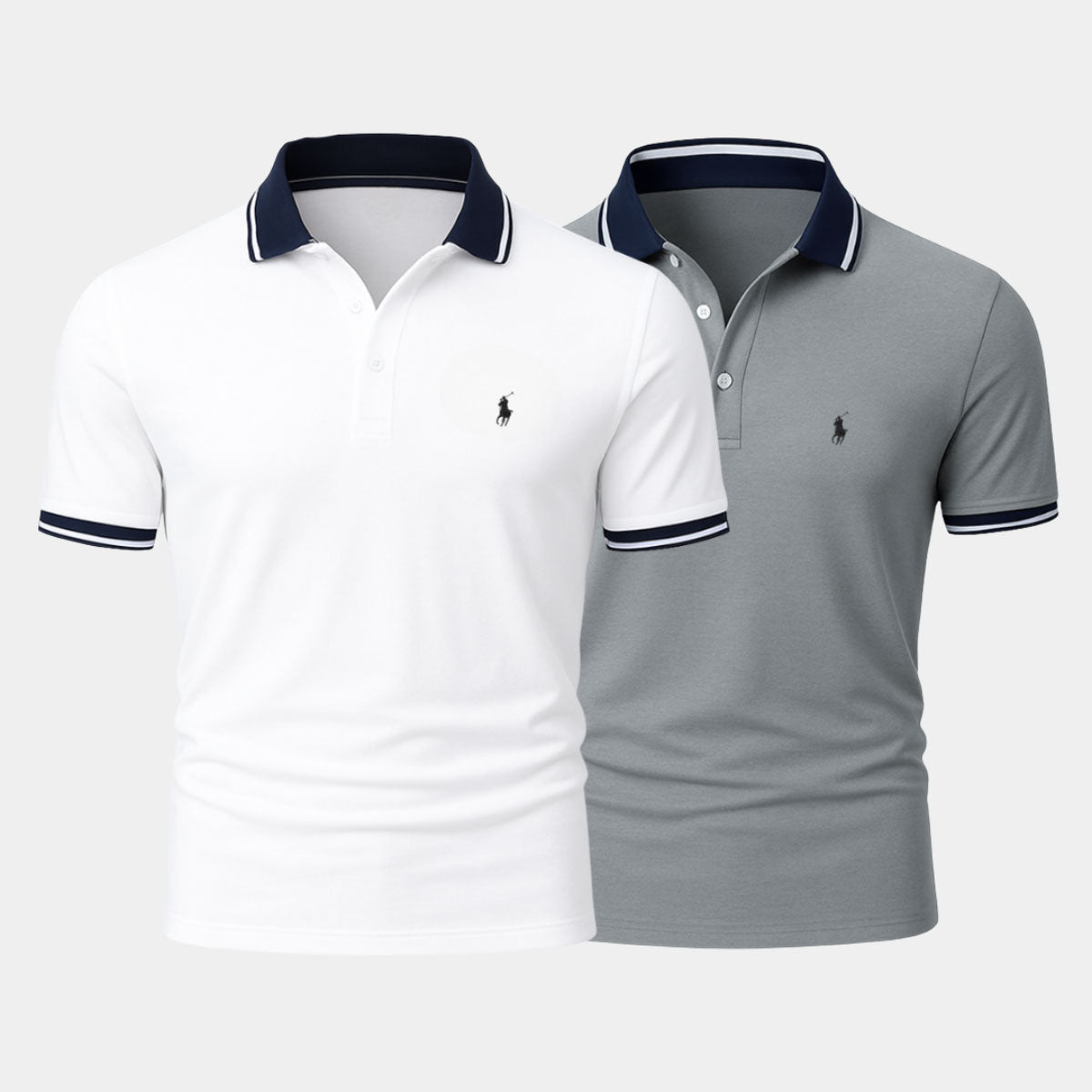 Men’s Slim Fit Cotton-Blend Shirt Duo - Buy 1, Get 1 Free