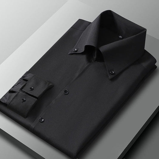 Old Money French Style Slim-Fit Shirt