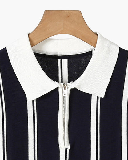 Modena half-zipper