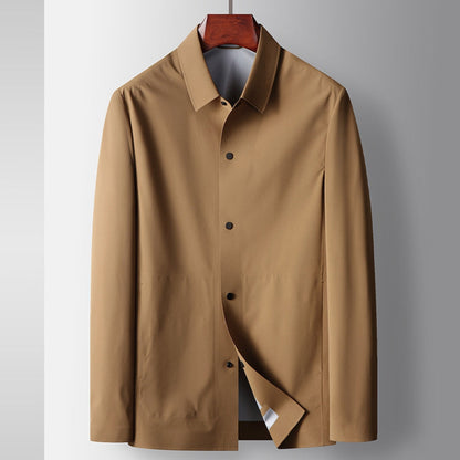 Old Money Lapel Shirt Seamless Luxury Business Jacket