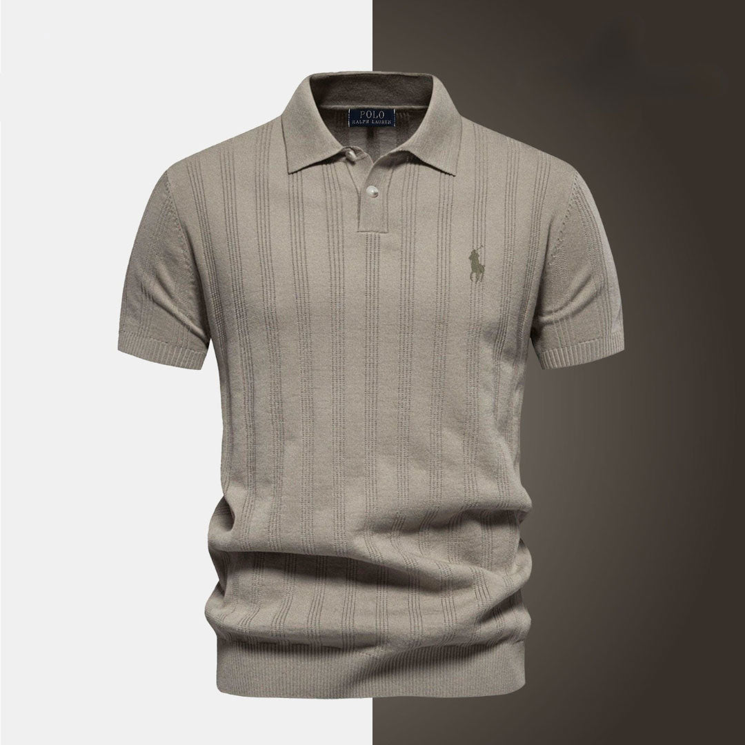 Men’s Textured Knit Short Sleeve Shirt