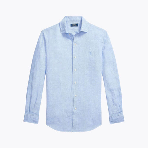Men’s Tailored Linen Button-Down Shirt