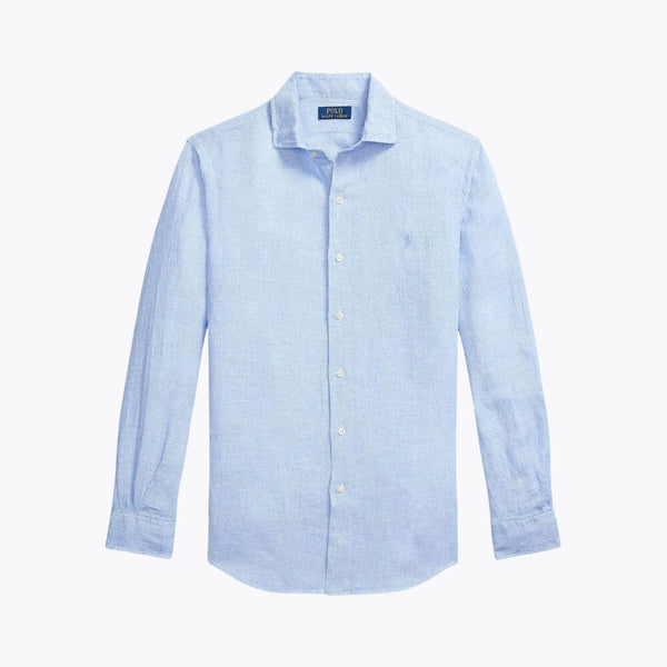 Men’s Tailored Linen Button-Down Shirt