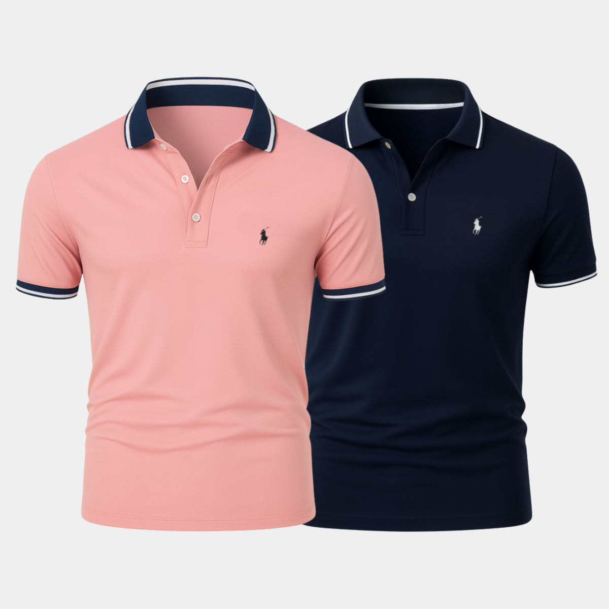 Men’s Slim Fit Cotton-Blend Shirt Duo - Buy 1, Get 1 Free
