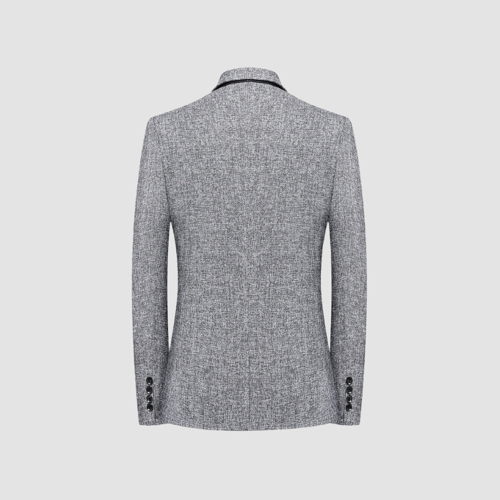 Old Money Italian Style Slim Fit Single-Breasted Suit Jacket