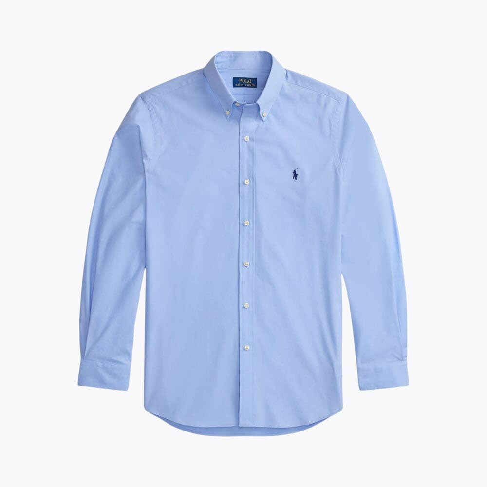 Men’s Stretch Cotton Poplin Button-Down Shirt