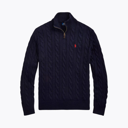 Men’s Heavyweight Quarter-Zip Knit Sweater