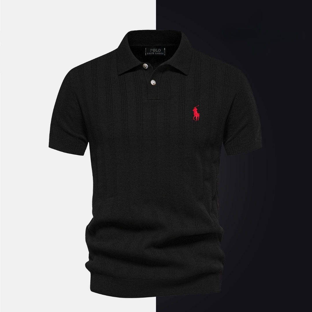 Men’s Textured Knit Short Sleeve Shirt