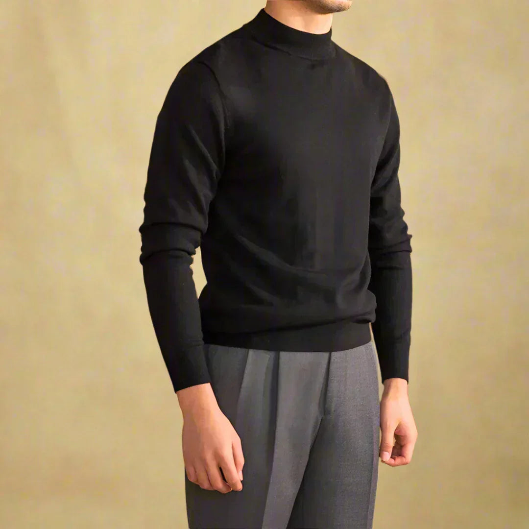 Old Money Cashmere Turtleneck Sweater