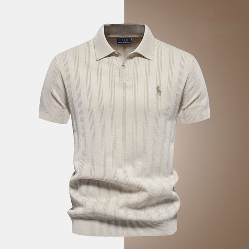 Men’s Textured Knit Short Sleeve Shirt