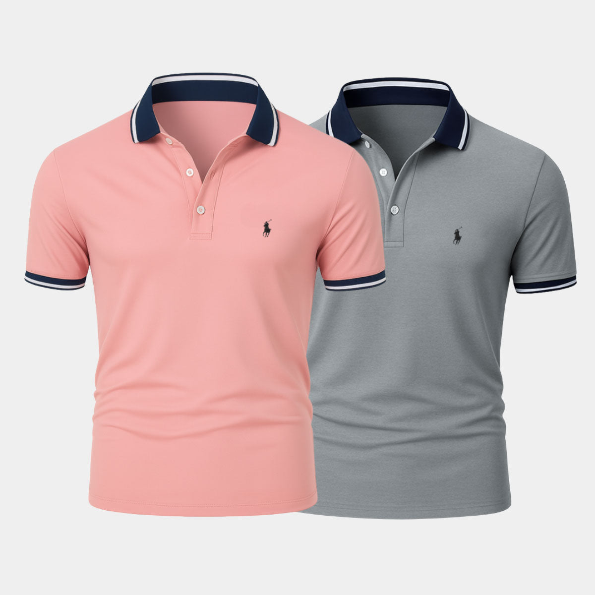 Men’s Slim Fit Cotton-Blend Shirt Duo - Buy 1, Get 1 Free