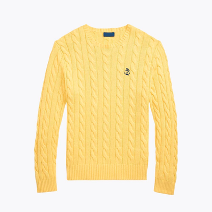 Cable-Knit Cotton Jumper