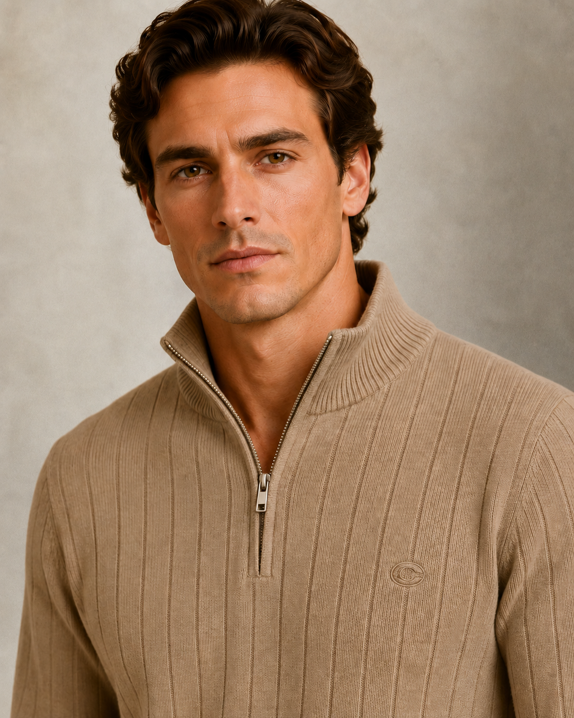 Ribbed Quarter-Zip Sweater — Norwood Heritage
