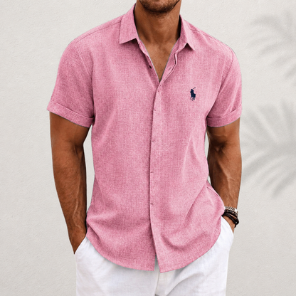 Men’s Lightweight Cotton-Linen Shirt