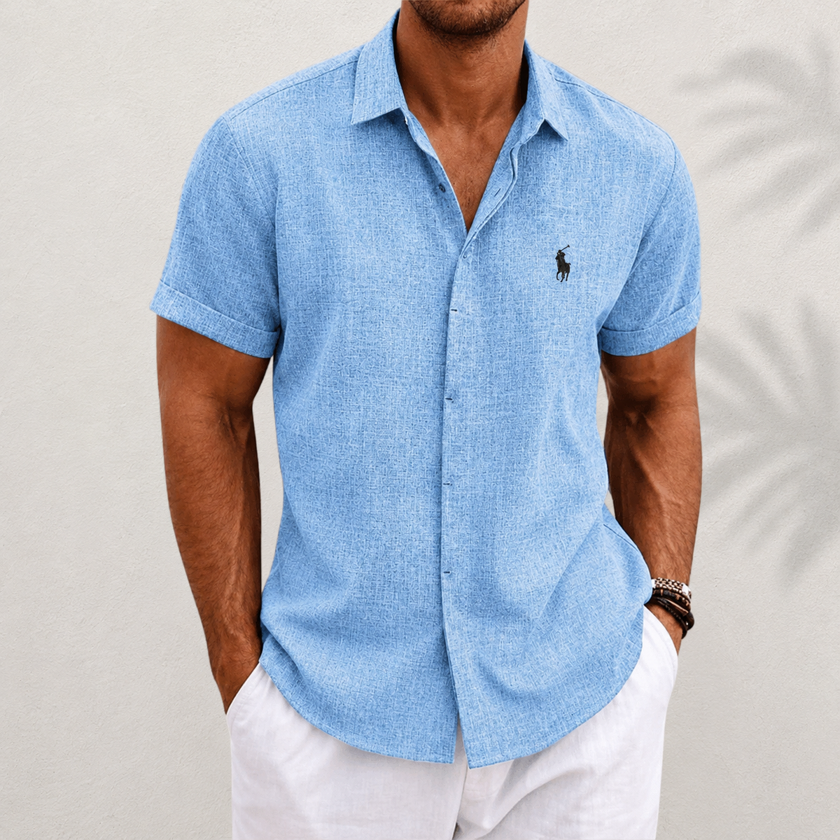Men’s Lightweight Cotton-Linen Shirt