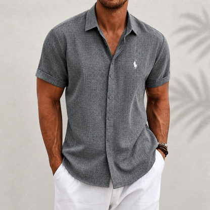 Men’s Lightweight Cotton-Linen Shirt