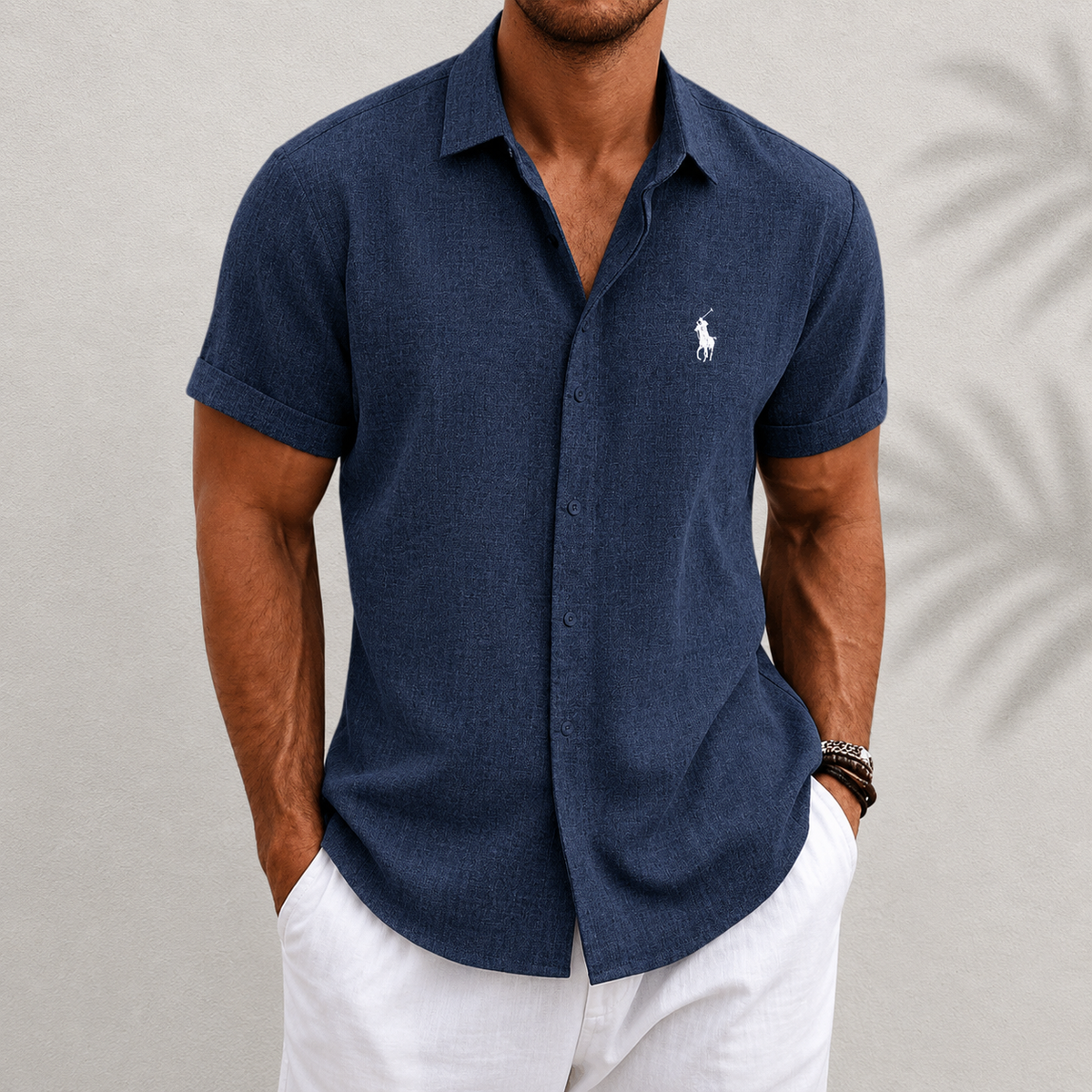 Men’s Lightweight Cotton-Linen Shirt