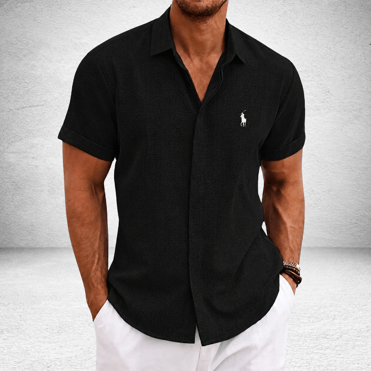 Men’s Lightweight Cotton-Linen Shirt