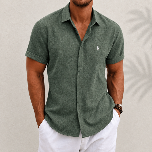 Men’s Lightweight Cotton-Linen Shirt