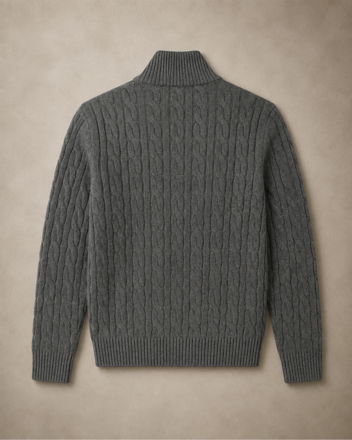 Men's Cable-Knit Quarter-Zip Sweater — Norwood Ashford
