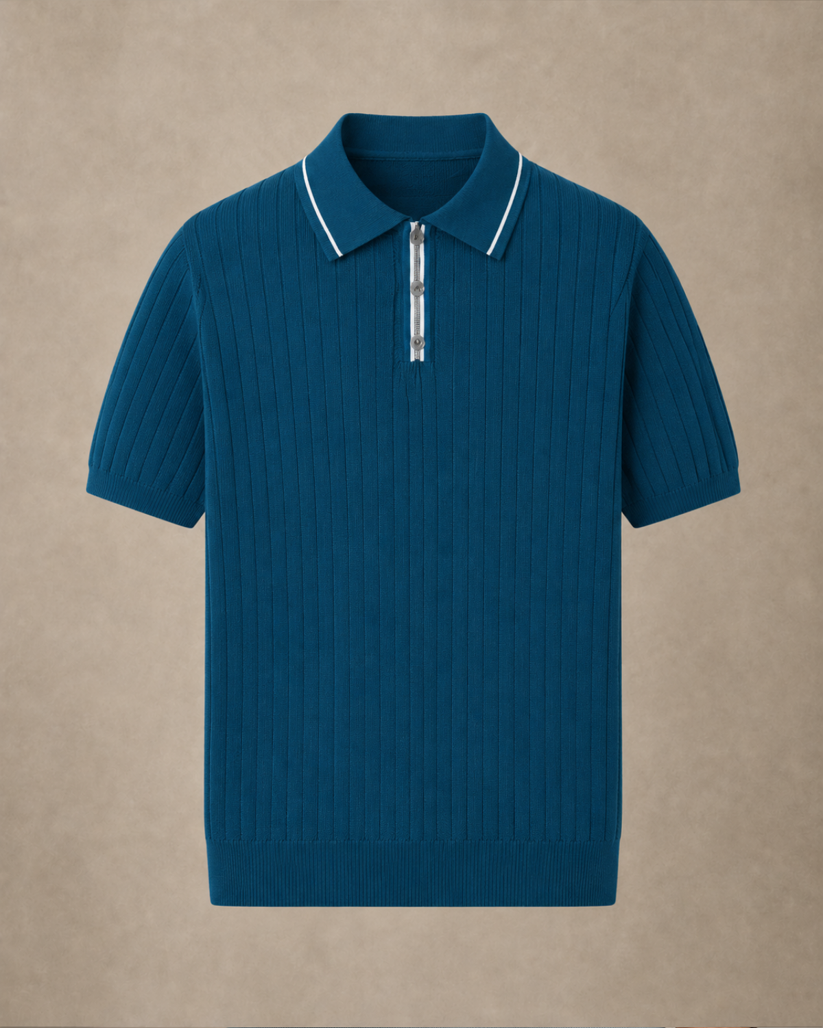 Knit Polo Shirt — Norwood Riviera (Navy Blue)
