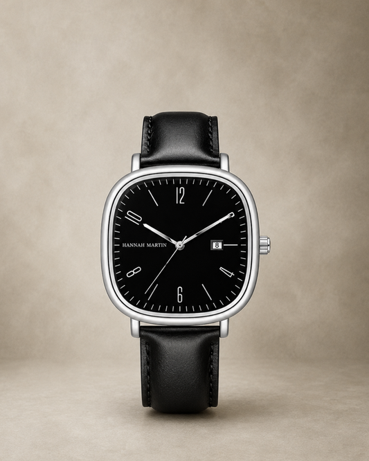 Men's Retro Leather Watch — Norwood Outline