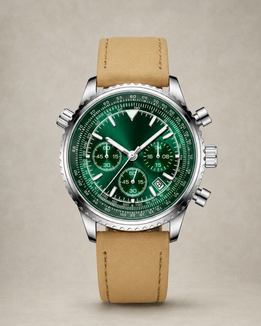 Men's Chronograph Leather Watch — Norwood Bellatour