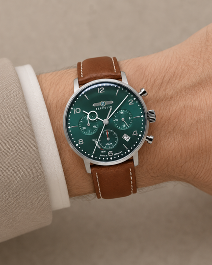 Chronograph Watch — Norwood Aviator Heritage (Green)
