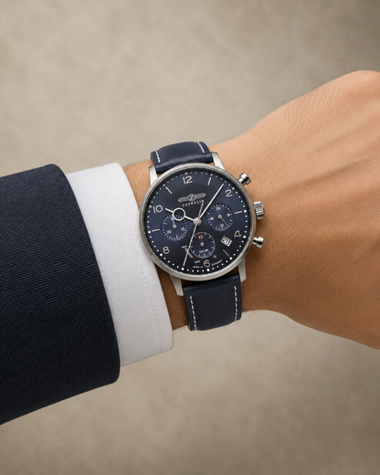 Chronograph Watch — Norwood Aviator Heritage (Blue)