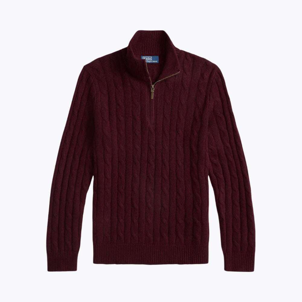 Men’s Premium Quarter-Zip Knit Sweater