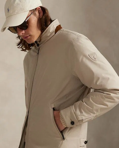 Men’s Water-Resistant Insulated Trench Jacket